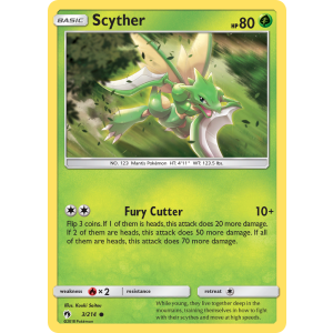 Scyther 3/214 Pokemon TCG Sun & Moon Lost Thunder