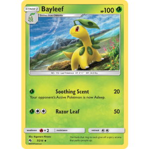 Bayleef 7/214 Pokemon TCG Sun & Moon Lost Thunder