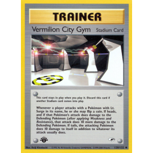 Vermilion City Gym 120/132 Pokemon TCG Gym Gym Heroes