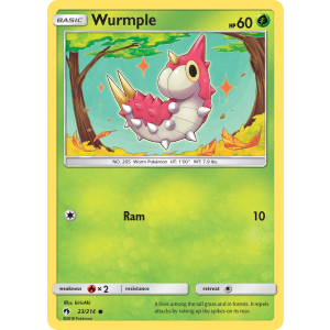 Wurmple 23/214 Pokemon TCG Sun & Moon Lost Thunder