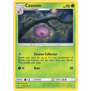 Cascoon 27/214 Pokemon TCG Sun & Moon Lost Thunder