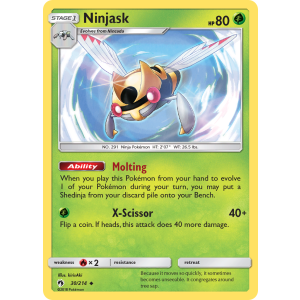 Ninjask 30/214 Pokemon TCG Sun & Moon Lost Thunder