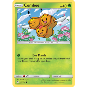 Combee 31/214 Pokemon TCG Sun & Moon Lost Thunder