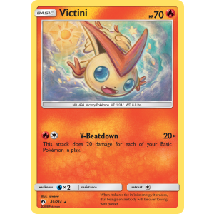 Victini 49/214 Pokemon TCG Sun & Moon Lost Thunder