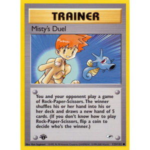 Misty's Duel 123/132 Pokemon TCG Gym Gym Heroes