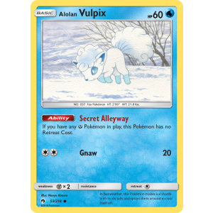 Alolan Vulpix 53/214 Pokemon TCG Sun & Moon Lost Thunder