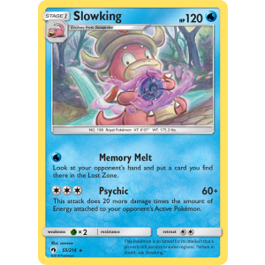 Slowking 55/214 Pokemon TCG Sun & Moon Lost Thunder