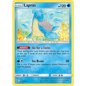 Lapras 56/214 Pokemon TCG Sun & Moon Lost Thunder