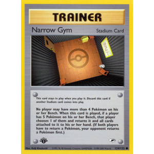 Narrow Gym 124/132 Pokemon TCG Gym Gym Heroes