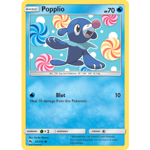 Popplio 65/214 Pokemon TCG Sun & Moon Lost Thunder