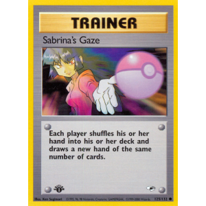 Sabrina's Gaze 125/132 Pokemon TCG Gym Gym Heroes