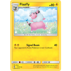 Flaaffy 77/214 Pokemon TCG Sun & Moon Lost Thunder