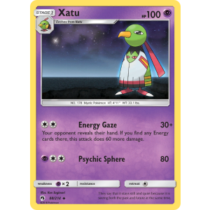 Xatu 88/214 Pokemon TCG Sun & Moon Lost Thunder