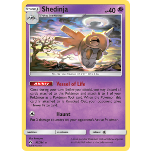 Shedinja 95/214 Pokemon TCG Sun & Moon Lost Thunder