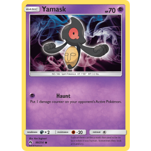 Yamask 99/214 Pokemon TCG Sun & Moon Lost Thunder