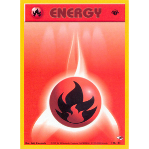  Fire Energy 128/132 Pokemon TCG Gym Gym Heroes