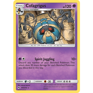 Cofagrigus 100/214 Pokemon TCG Sun & Moon Lost Thunder