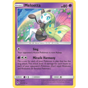 Meloetta 104/214 Pokemon TCG Sun & Moon Lost Thunder