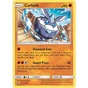 Carbink 117/214 Pokemon TCG Sun & Moon Lost Thunder