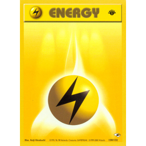  Lightning Energy 130/132 Pokemon TCG Gym Gym Heroes