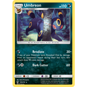 Umbreon 120/214 Pokemon TCG Sun & Moon Lost Thunder