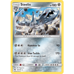 Steelix 125/214 Pokemon TCG Sun & Moon Lost Thunder