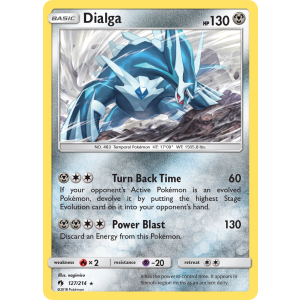 Rare Holo Dialga 127/214 Pokemon TCG Sun & Moon Lost Thunder