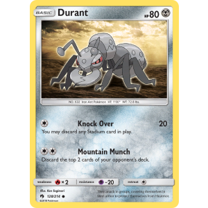 Durant 128/214 Pokemon TCG Sun & Moon Lost Thunder