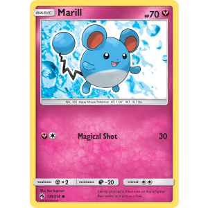 Marill 135/214 Pokemon TCG Sun & Moon Lost Thunder