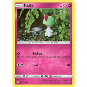 Ralts 139/214 Pokemon TCG Sun & Moon Lost Thunder