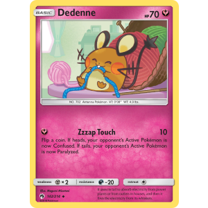 Dedenne 142/214 Pokemon TCG Sun & Moon Lost Thunder