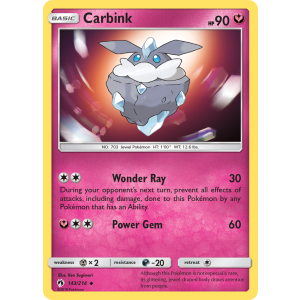 Carbink 143/214 Pokemon TCG Sun & Moon Lost Thunder