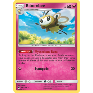 Ribombee 146/214 Pokemon TCG Sun & Moon Lost Thunder