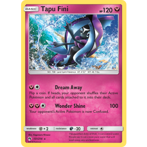 Rare Holo Tapu Fini 151/214 Pokemon TCG Sun & Moon Lost Thunder