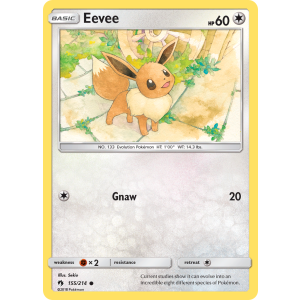 Eevee 155/214 Pokemon TCG Sun & Moon Lost Thunder