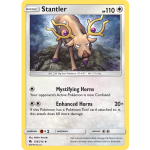 Stantler 156/214 Pokemon TCG Sun & Moon Lost Thunder