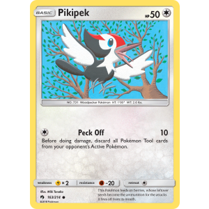 Pikipek 163/214 Pokemon TCG Sun & Moon Lost Thunder