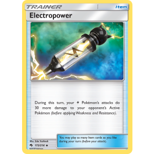 Electropower 172/214 Pokemon TCG Sun & Moon Lost Thunder