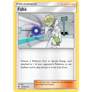 Faba 173/214 Pokemon TCG Sun & Moon Lost Thunder