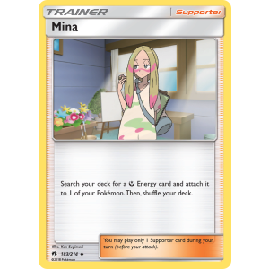 Mina 183/214 Pokemon TCG Sun & Moon Lost Thunder