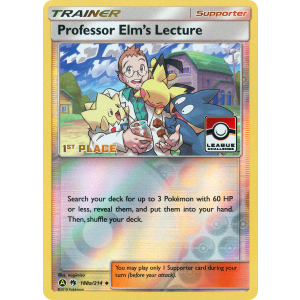 Professor Elm's Lecture 188a/214 Pokemon TCG Sun & Moon Lost Thunder