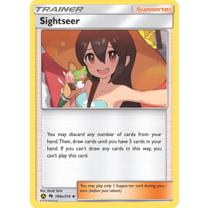 Sightseer 189a/214 Pokemon TCG Sun & Moon Lost Thunder