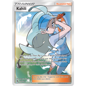 Rare Ultra Kahili 210/214 Pokemon TCG Sun & Moon Lost Thunder