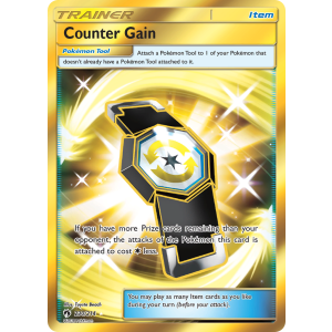 Rare Secret Counter Gain 230/214 Pokemon TCG Sun & Moon Lost Thunder