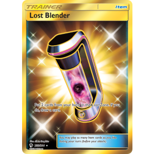 Rare Secret Lost Blender 233/214 Pokemon TCG Sun & Moon Lost Thunder