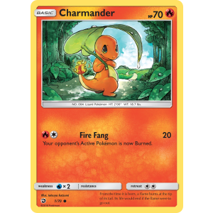 Charmander 1/70 Pokemon TCG Sun & Moon Dragon Majesty