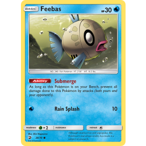 Feebas 28/70 Pokemon TCG Sun & Moon Dragon Majesty