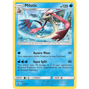 Milotic 29/70 Pokemon TCG Sun & Moon Dragon Majesty