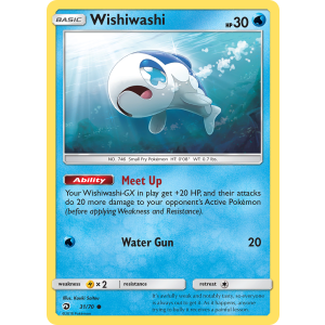 Wishiwashi 31/70 Pokemon TCG Sun & Moon Dragon Majesty