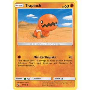 Trapinch 32/70 Pokemon TCG Sun & Moon Dragon Majesty